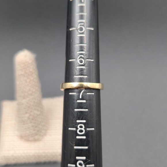 Size 6.75 Gold Over Sterling Silver Quality Cubic Zirconia Ring A6449 - Picture 7 of 9